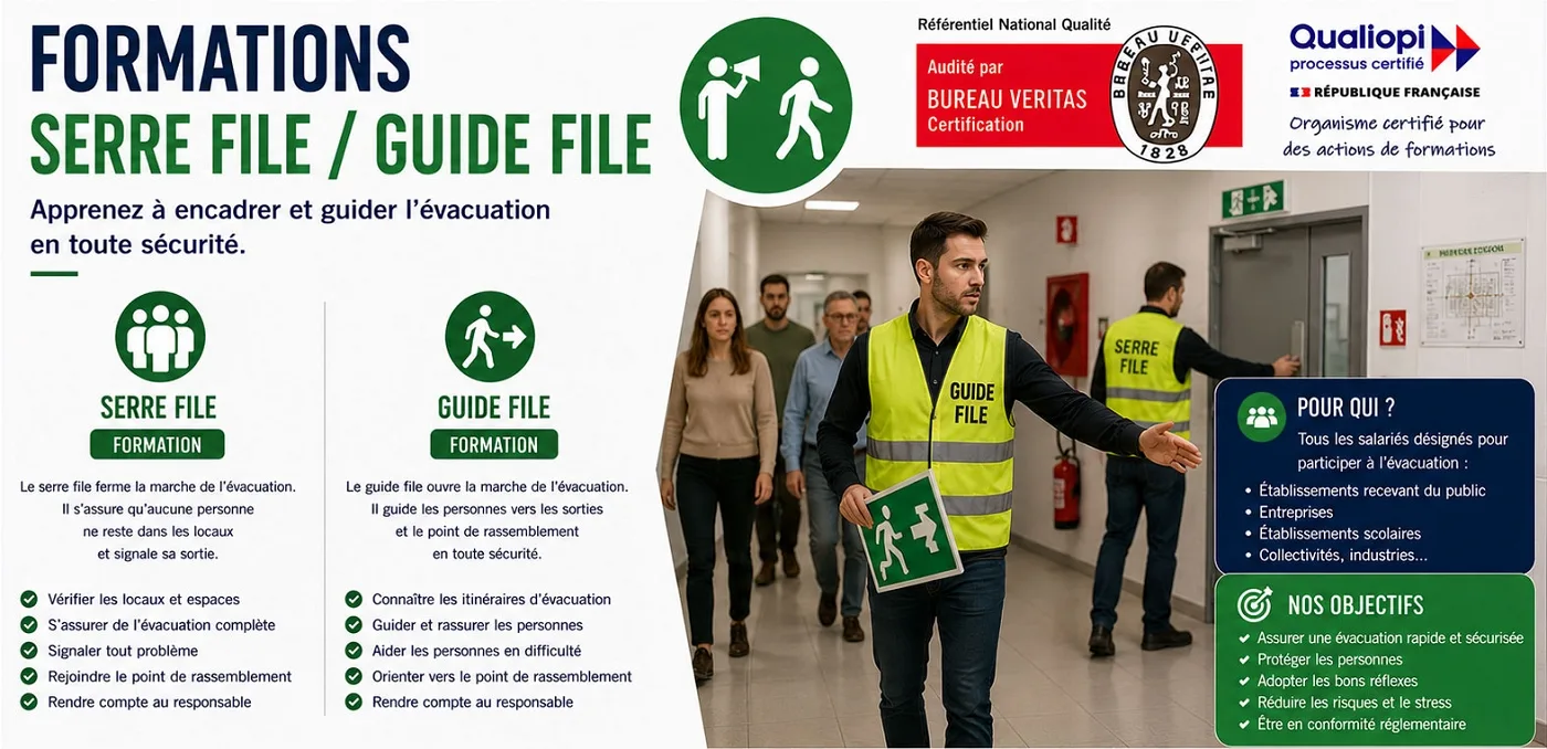 Formation Serre-file / Guide-file — BA Formation